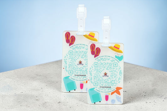 teal luggage tag premium design stylish suitcase tag travel accessory easy bag identification