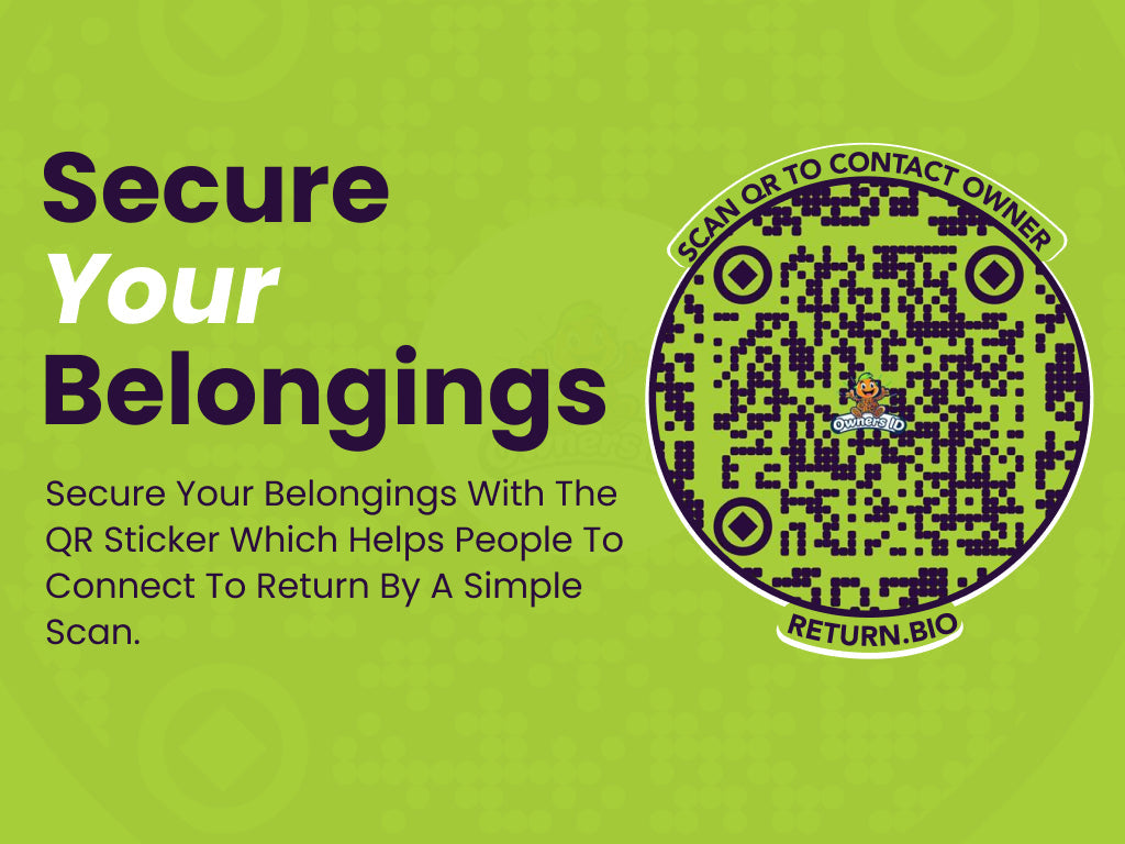 Multi-purpose Smart Owners ID QR Stickers