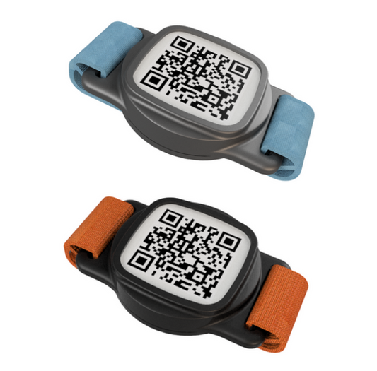 Smart Pet Tag with AirTag Cavity + QR Code