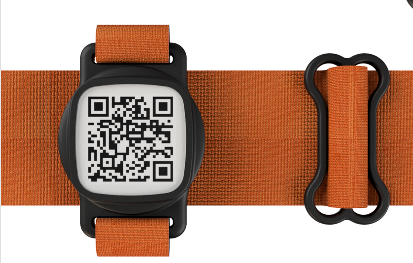 Smart Pet Tag with AirTag Cavity + QR Code