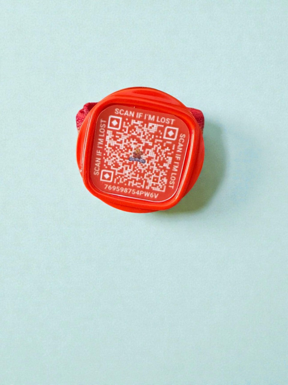 Smart Pet Tag with AirTag Cavity + QR Code