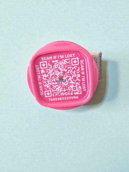 Smart Pet Tag with AirTag Cavity + QR Code