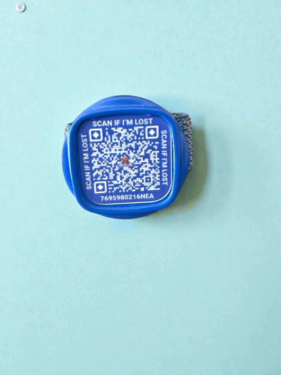 Smart Pet Tag with AirTag Cavity + QR Code