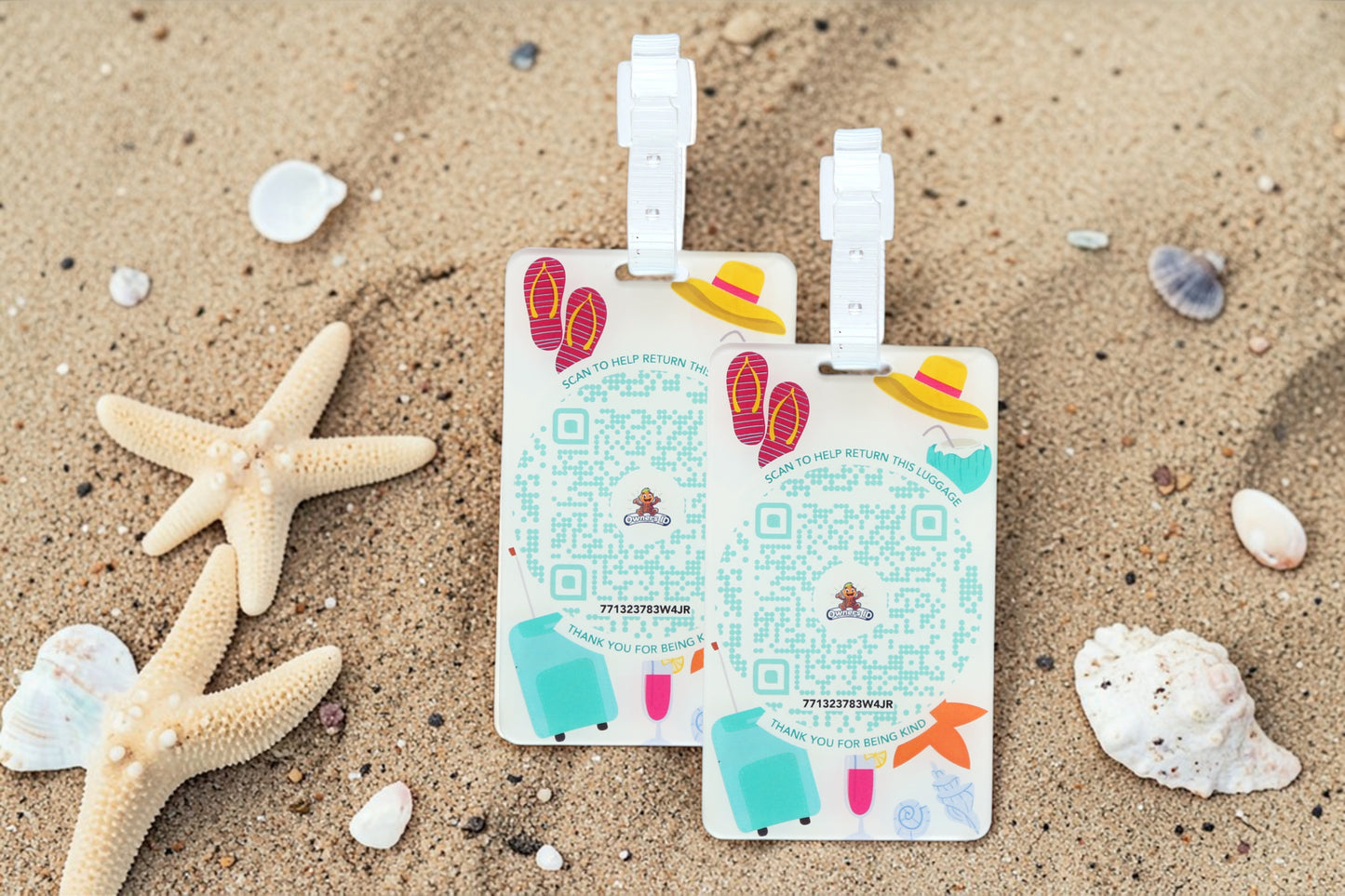 teal luggage tag airport travel lost luggage recovery smart suitcase tag qr tracking solution