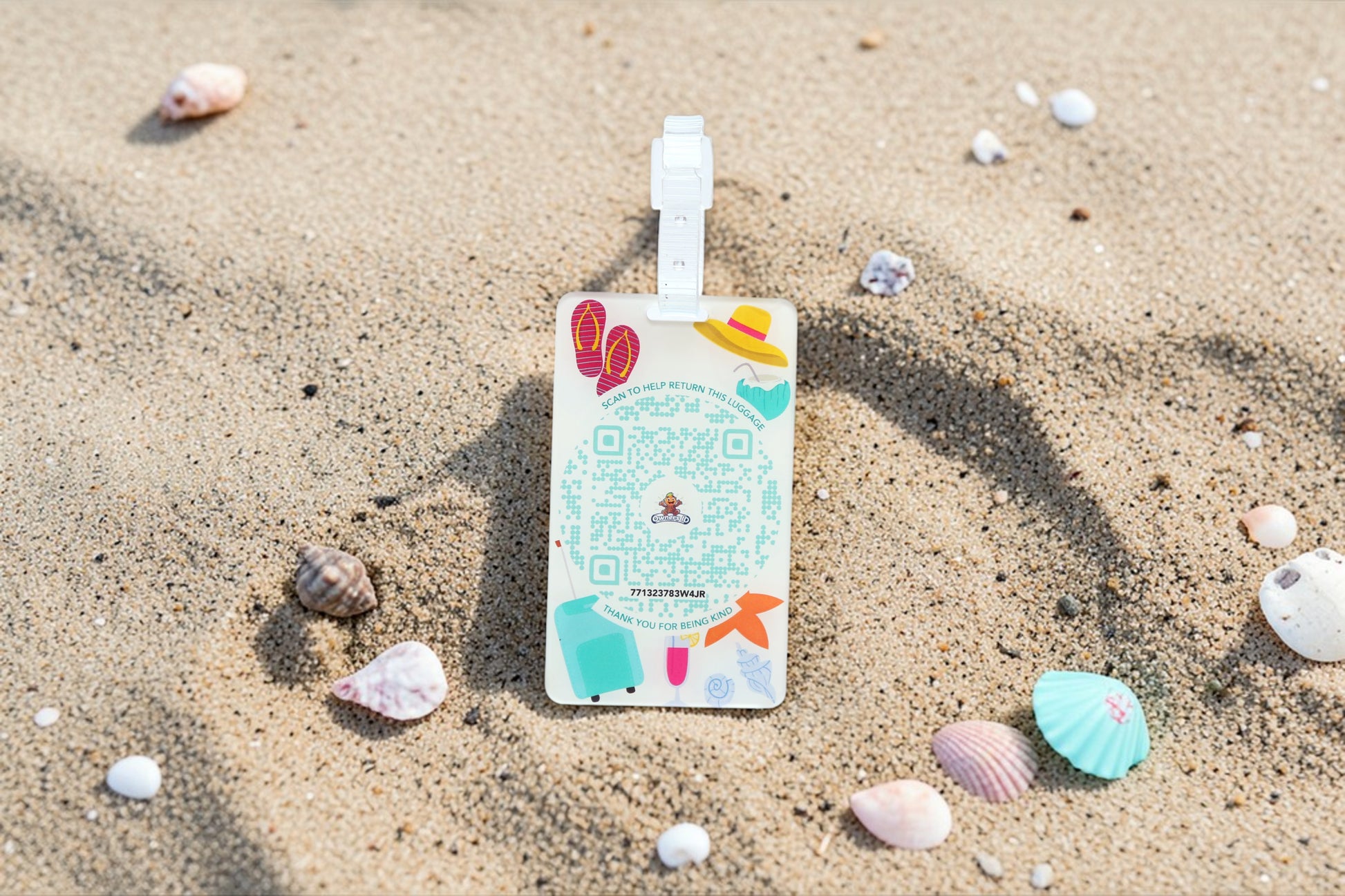 teal luggage tag premium design stylish suitcase tag travel accessory easy bag identification